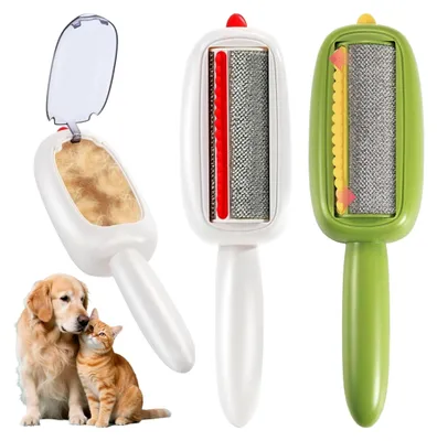 Produktbild von Wiederverwendbare Fusselrollen für Tierhaare, 2er-Set waschbare Fusselbürsten für Kleidung, Möbel und Autositze