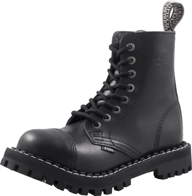 Produktbild von Steel - Full Black, 8-Loch Boots