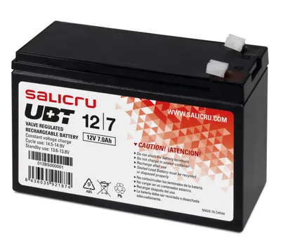 Produktbild von SALICRU USV UBT 12V/7Ah - Rechargeable battery- 5Year Design