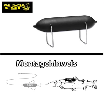 Produktbild von Black Cat Dead Float Unterwasserpose, Tragkraft:30g