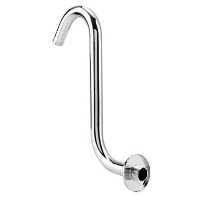 Image de Bras de douche, bras de douche en S, bras de douche en acier inoxydable, bras de douche pour salle de bain, bras de douche en S, accessoire de salle de bain