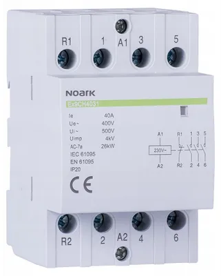 Obrázek produktu pro Modulární stykač 63A 4NO 230V Ex9CH63 Noark 102427