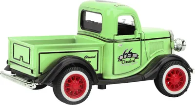 Produktbild von Legierung Zurückziehen Auto Spielzeug Pickup Truck Modell Diecast Sound Licht Fahrzeug Spielzeug (Grün)