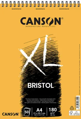 Image de CANSON Bloc de croquis et d'études XL Bristol, DIN A4