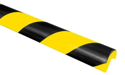 Produktbild von Schutzstreifen/Kantenschutz gelb/sw aus PU,TYP D