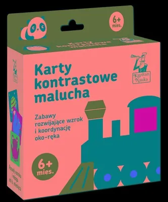 Produktbild von Karty. Kontrastowe. Malucha 6+ miesięcy Kapitan Nauka