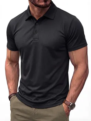 Productafbeelding van Solidchoice - Heren Polo T-shirt met Korte Mouwen en Sneldrogend Materiaal