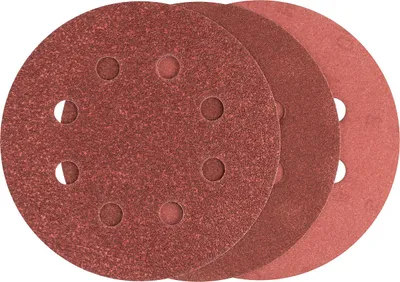 Immagine prodotto di Set di fogli abrasivi per levigatrici rotorbitali, 25 pezzi, 8 fori, 115 mm, 80 - 240