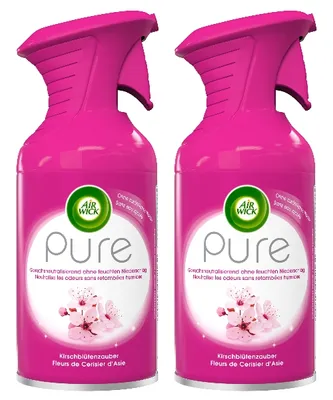 Produktbild von Air Wick Premium-Duftspray Duopack PURE Kirschblütenzauber Raumduft 2 x 250ml