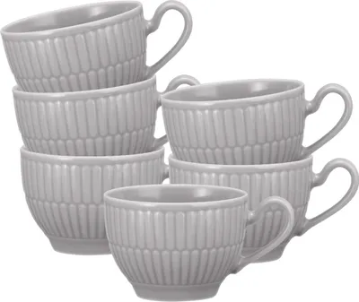 Produktbild von Seltmann Weiden Amina silbergrau  Espressoobertasse 0,1 l 6er Set