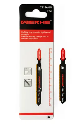 Produktbild von WERHE T118AHM Blech-Stichsägeblätter