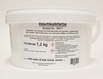 Produktbild von Natürlicher Baumschutzanstrich, 1,2 kg Kalkpulver für zirka 20 m²