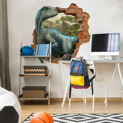 Produktbild von Muralo Wandtatto Wandsticker für Jugendzimmer Kinderzimmer Dinosaurier Dino Aufkleber 80 cm x 60 cm