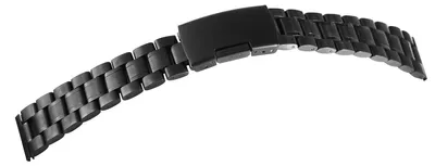 Produktbild von Engelhardt Herren ErsatzArmband MB0019 Edelstahl, schwarz Gr 18 - 26 mm, langlebig