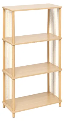 Zdjęcie produktu dla Regał otwarty na książki KORD, 4-poziomowy, 60 × 30 × 110 cm