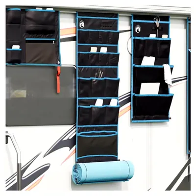 Produktbild von Aufbewahrungstasche in Schwarz und Blau, 125 x 48 cm aus Oxford