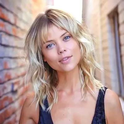 Zdjęcie produktu dla Damska peruka 14 cali, kręcona falowana, blond ombre, do cosplay