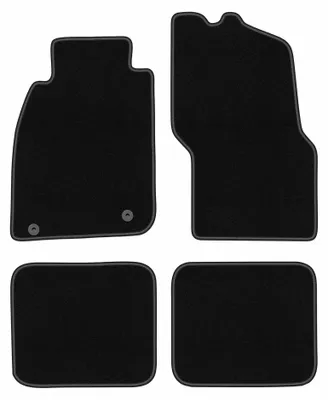 Productafbeelding van Velours automatten voor Mitsubishi Carisma 1995-2004 (sedan/liftback/hatchback) – 4-delig, zwart, op maat – Wielganizator BASIC
