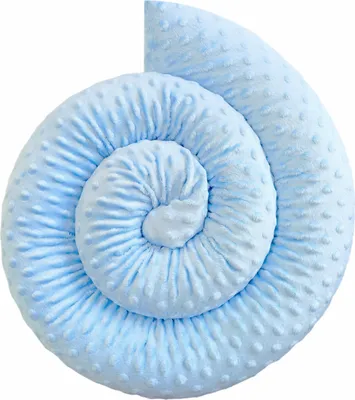 Produktbild von Bebeloo MINKY Bettschlange Bettkissen Seitenschläferkissen Nackenrolle Schlafkissen Kuschelschlange Stillkissen Zierkissen Zugluftstopper Handmade Body Pillow (180 cm, Hellblau)