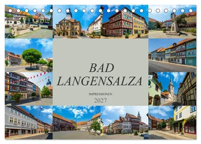 Produktbild von Bad Langensalza Impressionen (Tischkalender 2027 DIN A5 quer), CALVENDO Monatskalender