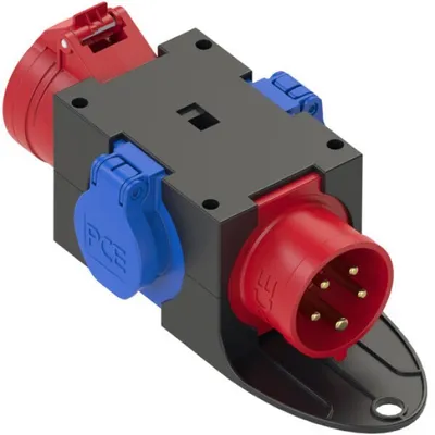 Obrázek produktu pro Kompaktní rozvaděč CEE-16 A, 5pólový 1xCEE 16 A, 2x230V