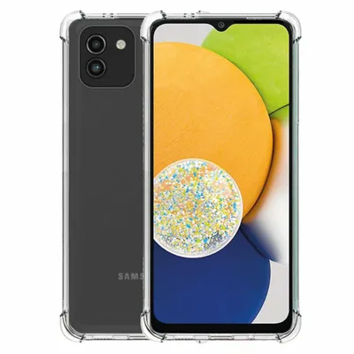 Image de Smartphonica TPU Hardcase Case pour Samsung Galaxy
  A03 antichoc transparent