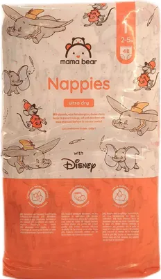 Produktbild von Disney Babywindeln Windel Babybedarf Ultraabsorbierend Magische Pflege Größe 1 2 5 kg 96 Stück