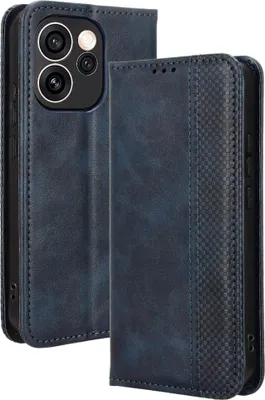 Produktbild von OPPO Reno15 Pro Hülle - Coverup Vintage Style Klapphülle - Blau