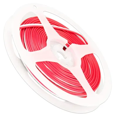 Immagine prodotto di 10 metri - Cavo in rame stagnato, sezione 0,2 mm², 2 conduttori - Rosso/bianco - Cavo flessibile a 12 V/24 V per strisce LED