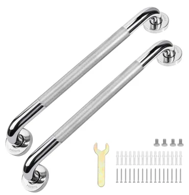Obrázek produktu pro Madlo ke sprchování - Nerezová ocel - 50 cm - Protiskluzové - Pro seniory a těhotné ženy