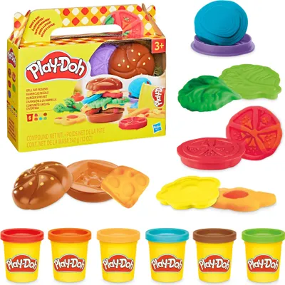 Produktbild von Play-Doh Burger Spielset, 3 Jahr(e)