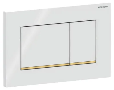Image de Geberit Sigma20 plaques de déclenchement, pour rinçage à 2 quantités, rectangulaire, 115.883.KK.1