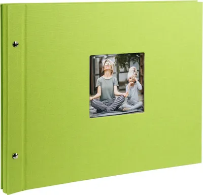 Produktbild von Goldbuch Bella Vista, Grün, 40 Blätter, Hardcover-Bindung, Papier, Polyurethan, Weiß, 390 mm