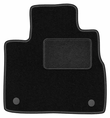 Produktbild von Fahrermatte Velours für Nissan Murano Z51 2008-2015 (SUV) – 1-tlg, Schwarz, passgenau – Wielganizator LUX