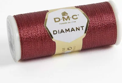 Zdjęcie produktu dla DMC Diamant – cienka metaliczna przędza do haftowania (D321)