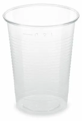 Produktbild von 100x  Trinkbecher klar 200 ml 0,2 l aus Biokunststoff PLA  ø 70mm