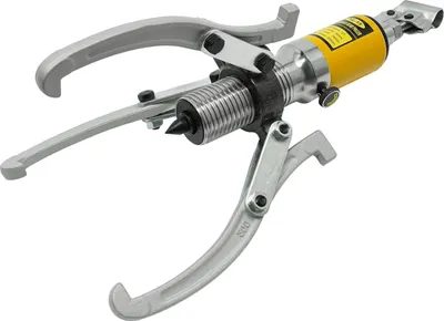 Produktbild von Hydraulischer Zahnrad- und Lagerabzieher - 15 t 3‑in‑1 Set - Lagertrenner - Hydraulikpumpe & Ölschlauch - Schwerlast