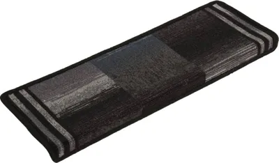 Immagine prodotto di Tappetini per Scale Autoadesivi 5 pz 65x21x4 cm Nero e Grigio