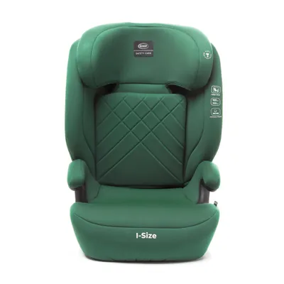 Produktbild von 4Baby | Kindersitz - Kindersitz ab 3 jahren, i-Size, 15-36kg, 105-150 cm, verstellbare Kopfstütze, Montage vorwärts - Grün - Nero