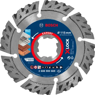 Produktbild von EXPERT Multi Material Diamanttrennscheibe X-LOCK, 115x22,23 mm