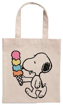 Obrázek produktu pro Taška na nákupy s motivem Snoopy a arašídů - SUNCITY - (Zboží / Tašky / Batohy)