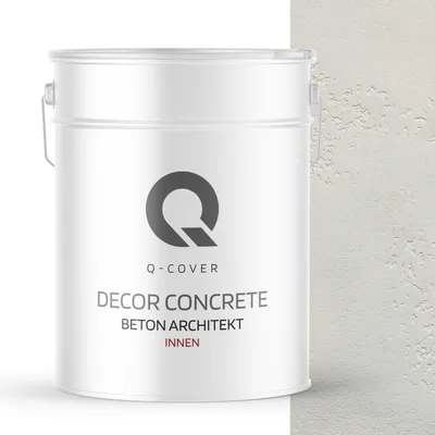 Immagine prodotto di Beton Architekt 15 Kg 10 m2 Bianco 15 kg | Intonaco decorativo | Intonaco a spatola | Pronto all'uso | Composto per calcestruzzo Aspetto del calcestruzzo Interno decorativo in calcestruzzo