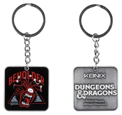 Zdjęcie produktu dla Konix 78441121187, Brelok do kluczy, Czarny, Czerwony, Metal, Kwadrat, Uni , Dorosły