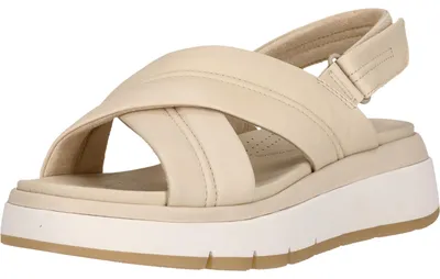 Image de Clarks Femmes Sandales classiques CL26181470 Couleur : Beige Taille : 42