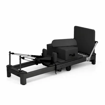 Immagine prodotto di PH Fitness PRO Pilates Reformer 248 cm – pieghevole in alluminio, 6 molle, extra lungo, con rotelle, attrezzo professionale per palestre, home gym e riabilitazione