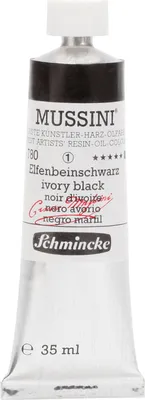 Immagine prodotto di Schmincke 35 ml MUSSINI Nero avorio, olio 10 780 009