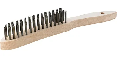 Produktbild von Format Handdrahtbürste Stahl glatt 4-reihig mm