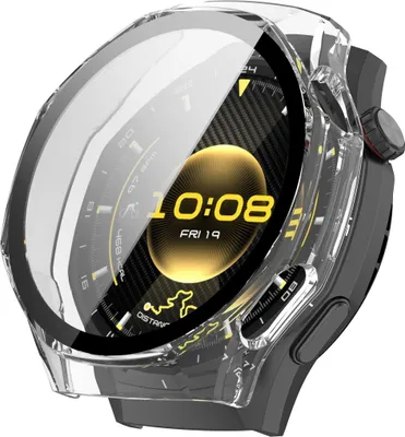 Image de Pour Huawei Watch GT 6 Pro Housse de protection en plastique + 9H verre dur transparent