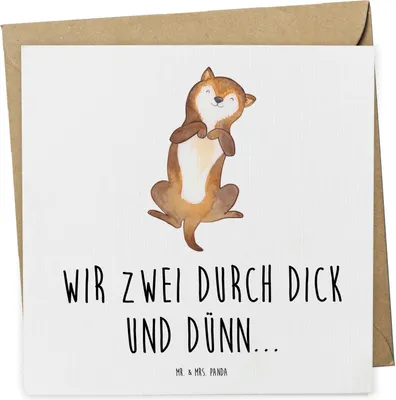 Produktbild von Mr. & Mrs. Panda Grußkarte Hund Streicheln - Weiß - Geschenk, Hunde, Vierbeiner, Süß, faltkarte, Sprüche, Hundeliebe, doppelkarte, Glückwunschkarte, anlasskarte
