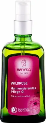 Obrázek produktu pro Weleda Pampering Body & Beauty Oil Wild Rose, Olej, Prosvětlující, Revitalizační, Změkčující, 100 ml, Mandlový olej, Jojobový olej, Růžový olej, Sprej, Konzervant